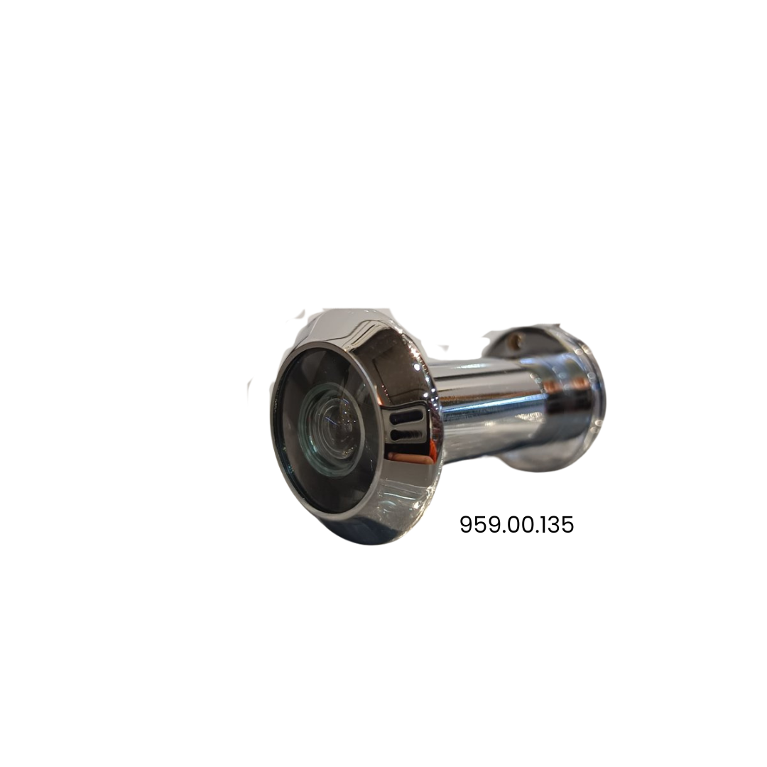 Hafele 959.00.135 DR.VIEW W/CAP 180 DEG BR.CHR.POL