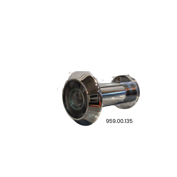 Hafele 959.00.135 DR.VIEW W/CAP 180 DEG BR.CHR.POL