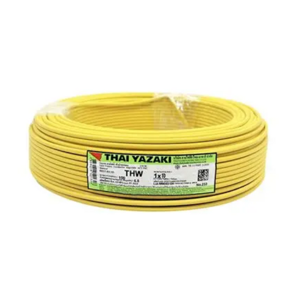 Yazaki 10.0 MM2 (YELLOW) 7 Pin 60227 IEC 01 THW
