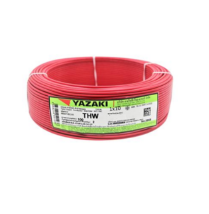 Yazaki 10.0MM2 (Red) 7 Pin 60227 IEC 01 THW