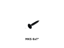 MKS 6 x 1" Black Screw