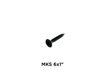 MKS 6 x 1" Black Screw