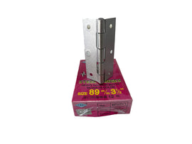 CRC Steel Hinges Heavy Narrow Butts Silver Color Size 89mm 3.5"