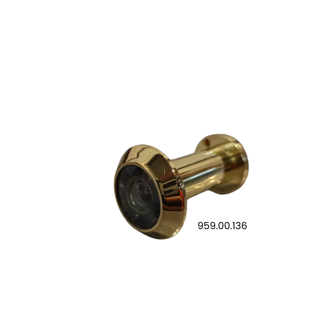 Hafele 959.00.136 DR.VIEW W/CAP 180 DEG BR.POL