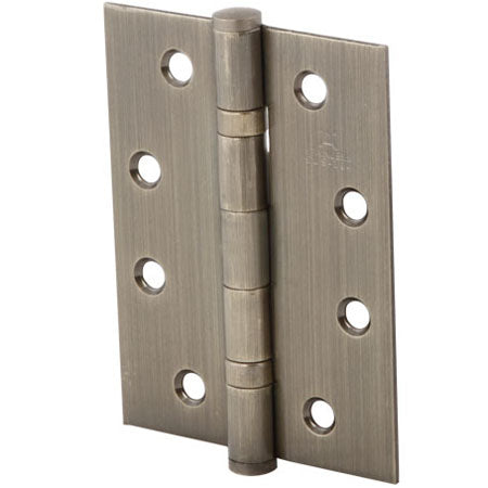 Hafele 489.04.100 Butt Hinge 4 x 3" (2 mm) (2 Pack) ANT. BR (SS304)