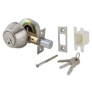 Hafele 489.10.504 DBL.DEADBOLT LOCK ST.ST.
