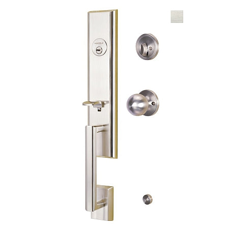 Hafele 489.94.640 GRIP HANDLE LOCK ENT SNP (Nickel Satin)
