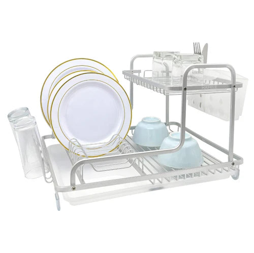 Hafele 495.34.053 DISH RACK 2 LAYERS ALU.MATT SI