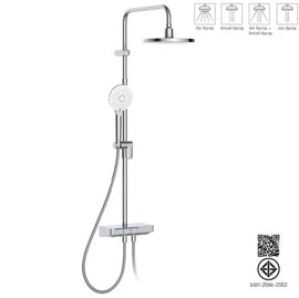 Hafele 495.60.004 Rain Shower .PIANO 3F HS120 OH220MM CP