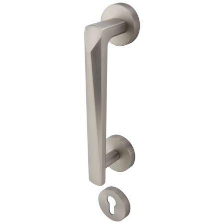 Hafele 499.94.286 Pull Handle ZI DIM Satin Nickel (Swing Door)