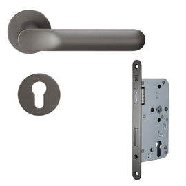 Hafele 489.11.139 LEV HDL MOR MAG SET ENT ALU.D.BROWN