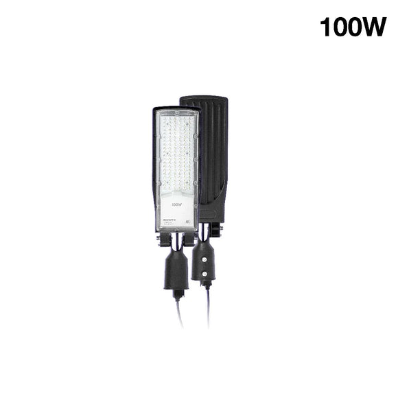 SL SLP-11-ROCKET-II-100W-65K LED Street Light 100W 6500K IP65, Gray, with Wall Mount Bracket