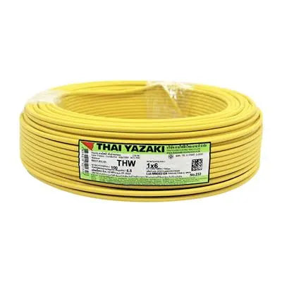 Yazaki 6.0MM2 (Yellow) 7 Pin 60227 IEC 01 THW