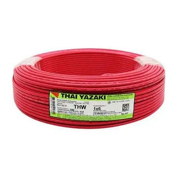 Yazaki 6.0MM2 (Red) 7 Pin 60227 IEC 01 THW