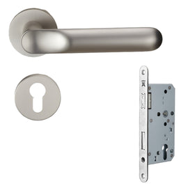 Hafele 489.11.138 LEV HDL MOR MAG SET WC ALU.SAT.NI.MATT