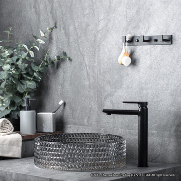 Rasland RA A114-A44-BLK Faucet (Black) Tall - 0