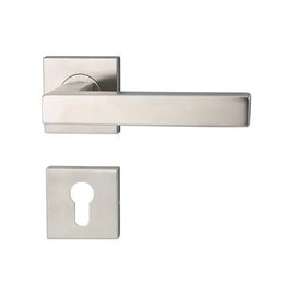 Hafele 499.10.122 LEVER HANDLE SET PC ST.ST.MATT (Entrance)