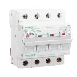 Haco H7-50/4C MCB 4P 50A 230V