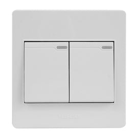 HACO-M3N-S21 2 Gang 1 Way Switch