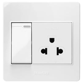 HACO-M3N-E11 Single Socket with Switch