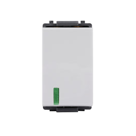 HACO-TJ-W2711 1 Way Switch (1 Module) 16A 250V with Fluorescence 1 WAY 1 GANG