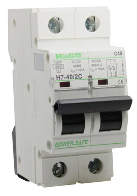 HACO-H7-40/2C MCB 2P 40A 230/400V  10kA