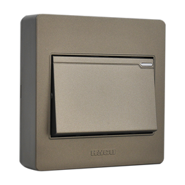 Haco-M3N-S11-CC 1 Gang 1 Way (Choco)