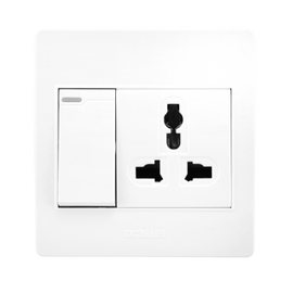 HACO M3N-U11 Universal Socket with Switch