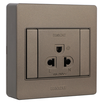Haco-M3N-E10-CC  Single Socket (Choco)
