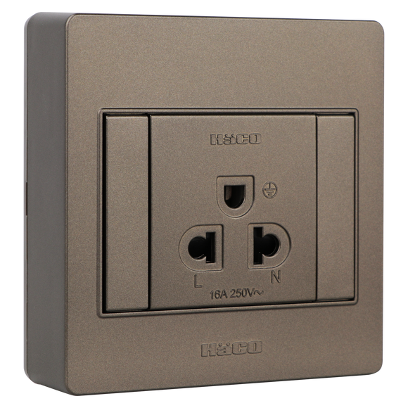 Haco-M3N-E10-CC  Single Socket (Choco)