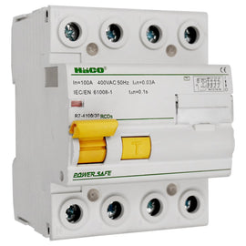 Haco R7-4100/30  RCDs 4P 100A, 30mA time tripped 0.1S