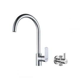Rasland RA-A11011-MIX Hot and Cold Mixer Kitchen Faucet SS