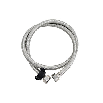 Rasland RA G41-22-55 Stainless Steel Water Hose, Length 22 inches / 55.88 cm