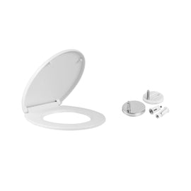 Rasland RA SHORT-COV Toilet Seat with Bolts, Round Type