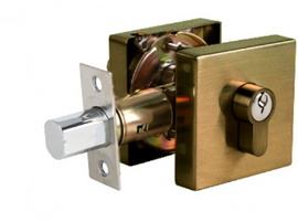 Hafele 489.10.575 SGL.DEADBOLT.AN.BR