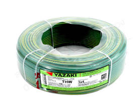 Yazaki 4.0MM2 (GREEN / YELLOW) 7 Pin 60227 IEC 01 THW