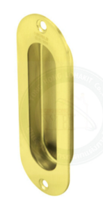 Hafele 489.72.101 FLUSH HANDLE 120 MM ST.ST. BRASS POLISH