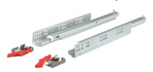 Hafele 494.04.351 14" Drawer Runner (Push To Open) Concealed 350MM