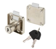 Hafele 482.01.106 DIY Rim Lock SYMO "E" NI. PL