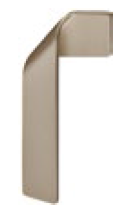 Hafele 481.05.027 Furniture Handle ZI.PEARLBEIGE100X23MM_L