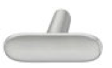 Hafele 481.22.184 Furniture Handle ZI.NI.BRUSH 46X31MM