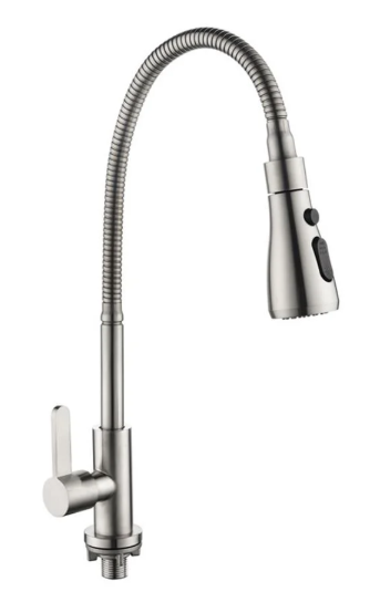 Hafele 495.50.280 COUNTER TOP KITCHEN TAP FLEX.SPRAY EXP. SS304