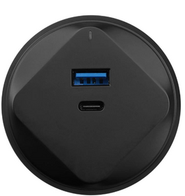 Haco USB TYPE A/C TR-USB/ACQ-BK USB-C Socket