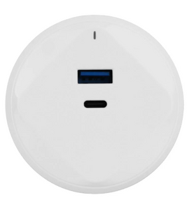 Haco USB TYPE A/C TR-USB/ACQ-WE USB A/C Socket White