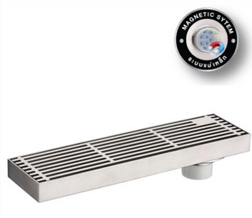 Hafele 485.61.246 Floor Drain LINE Magnetic 12" (300X80X25) SUS304