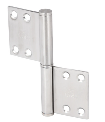 Hafele 489.02.450 Flag Hinge 4" ST.ST (2 Pack) (SS304)