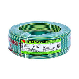 Yazaki 1.5MM2 (GREEN / YELLOW) 7 Pin 60227 IEC 01 THW
