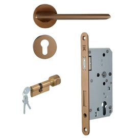 Hafele 489.11.135 LEV HDL MOR MAG SET ENT ZI.SAT.BRONZ