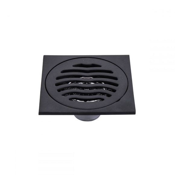 Rasland BLACK SHOWER DRAIN SQUARE RA WT-BLACK