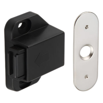 Hafele 482.02.166 MAG.PRESSURE CATCH 1WING BLACK